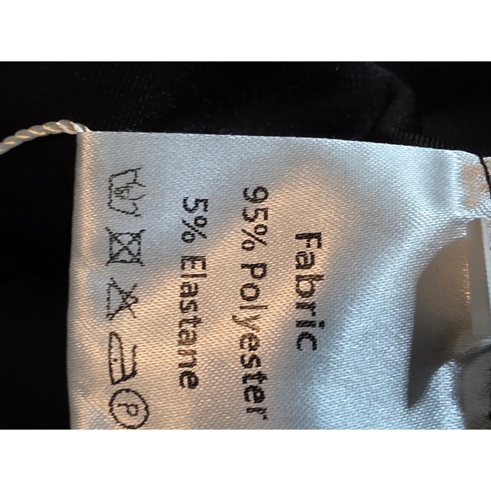 Marthea Black Halter Neck Cutout Midi Dress Sexy Slit Size XL - Picture 9 of 10